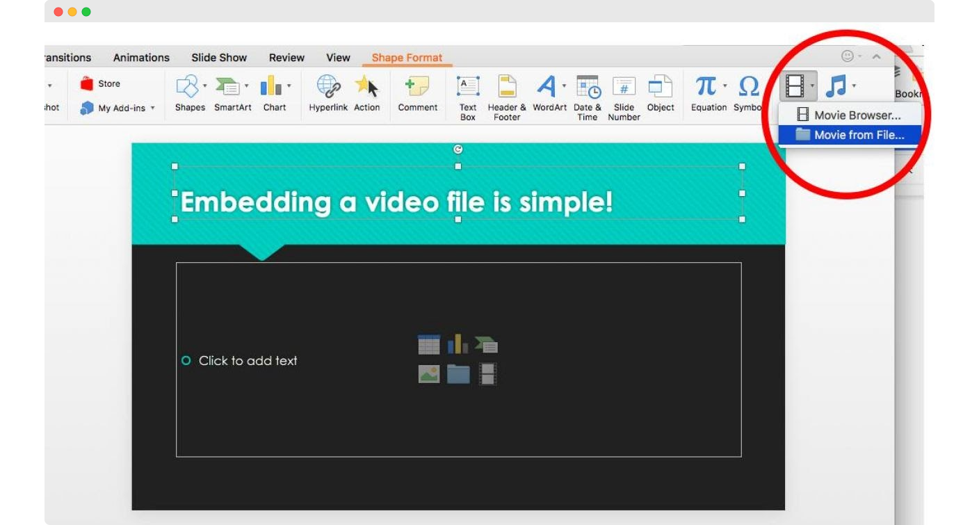 embed video in powerpoint for mac and pc embed video in powerpoint for mac and pc